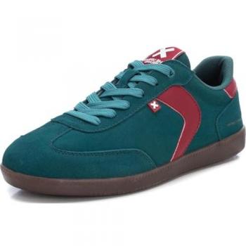 Zapatillas Bajas XTI para Hombre – Deportivas en Color Verde – Modelo 143396