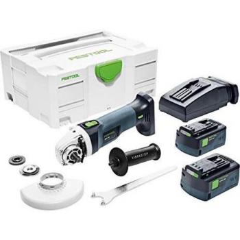 Festool 575344 Meuleuse d'angle sans Fil AGC 18-125 Li 5.2 EB-Plus