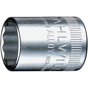 Douilles à six pans avec douille 1/4 (6.3 mm) 40AD, taille 7/16, Stahlwille 01530028-6D