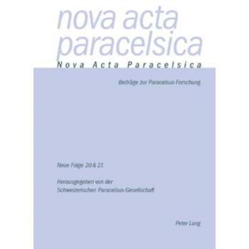 Nova Acta Paracelsica, Fachbücher von Pia Holenstein Weidmann