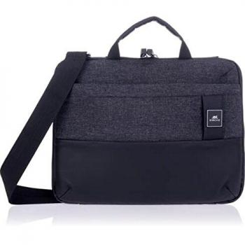 RIVACASE Notebooktasche Laptoptasche Toploader für 13,3 Zoll schwarz