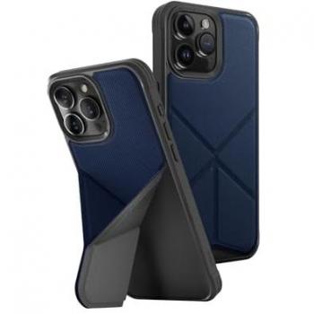 Coque MagSafe Uniq Transforma pour iPhone 15 Pro Max Bleu