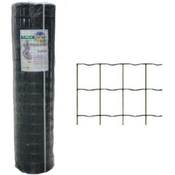 Rete Elettrosaldata Plastificata MT10 Verde 76×63 – 2,20 mm H 100 m
