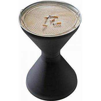 APS Diabolo Ashtray Black 60cm H x 40cm W x 40cm D