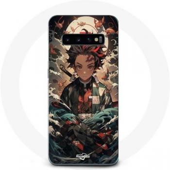 Samsung S10 Tanjiro Demon Slayer Smartphonehülle