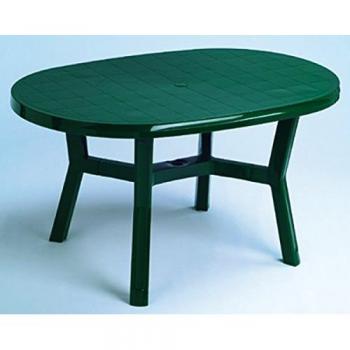 Mesa Jardin Oval Verde 140x90 Cm