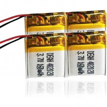3,7 V 160mAh 402020 Li-Po Akku für GPS, MP3, MP4, Pad, DVD, DIY, Bluetooth-Kopfhörer, Lautsprecher, Telefon