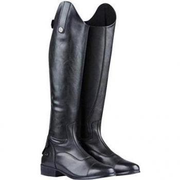 Hohe Damenstiefel Arderin aus Leder in Schwarz
