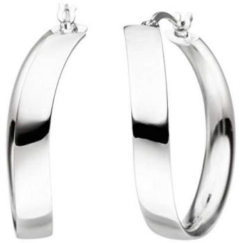 Ohrringe Creolen geschwungen 925 Sterling Silber
