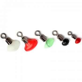 Conector en T para aparejos de pesca, 20 unidades, verde brillante, accesorios de agua salada