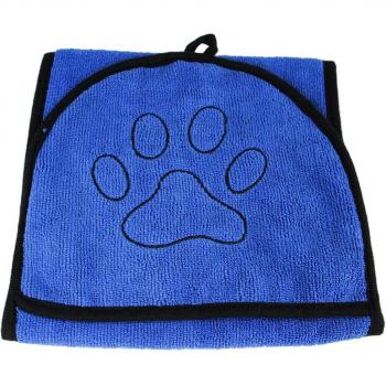 Couverture de séchage avec poche pour chiens et chats