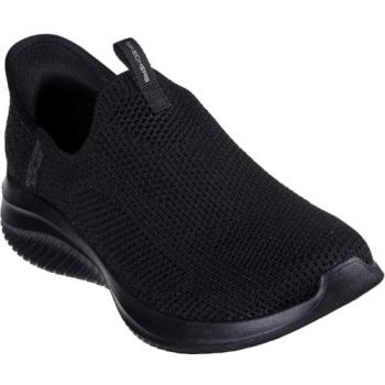 Ultra Flex 3.0 Women’s Slip‑ins – Black – Size 4.5 – Vegan, Synthetic, Easy to Wash