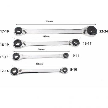 Two-Way Hand Tool Ratchet Wrench