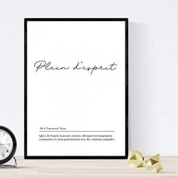 Póster A3 de Palabras en Francés