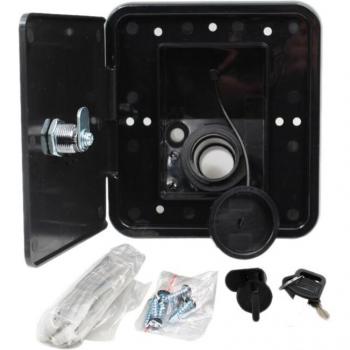 RV Hatch Cover Lockable Water Inlet Parts with Keys 151X166 mm