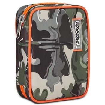Astuccio Rettangolare con Zip Pad Seven Lightventure Mimetico