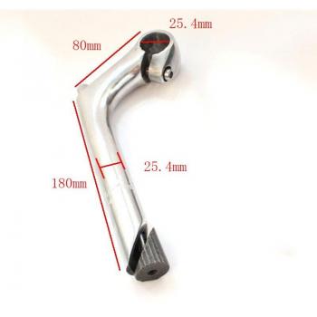 Cisne Retro Extensión 25,4mm para Bicicleta Eléctrica
