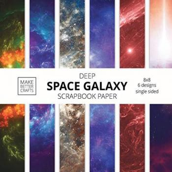 Deep Space Galaxy Designer Scrapbook Paper