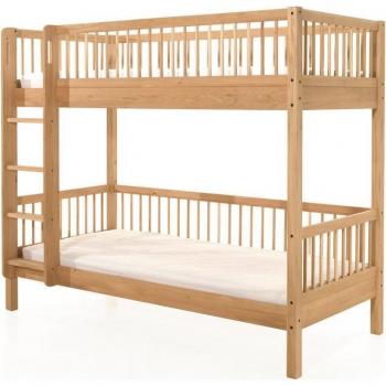 Home affaire Etagenbett Eiche natur, platzsparend und funktional