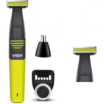 Tondeuse Électrique 3en1 Lavable pour Corps et Visage