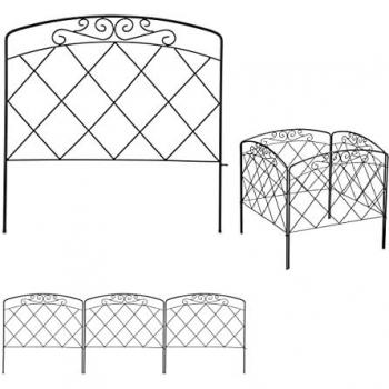 Garden Vantage Edge – 8‑Piece Metal Border for Beds