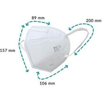 Masque de protection FFP2 UniR EPI EU 2016/425