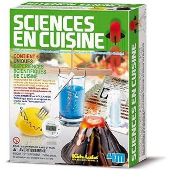 Kid’s Kitchen Experiment Kit – 4M+ – 6 Learning Activities (Black)