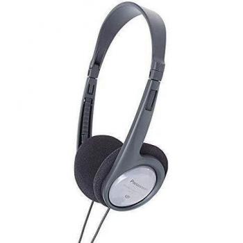 Panasonic RP-HT090 TV On-ear headphones Corded (1075100) Grey Volume control