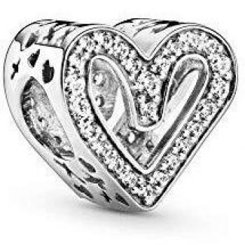 Charm Boceto de Corazón Brillante