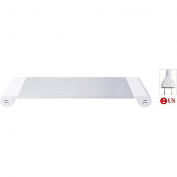 Support d'ordinateur portable en aluminium avec 4 ports USB