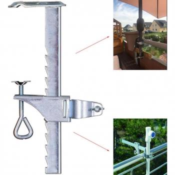Balcony Fishing Umbrella Holder Clip (Fits Umbrellas 25mm-32mm)