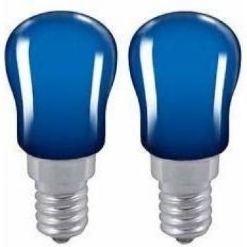X 15W Blue SES E14 Pygmy Light Bulb