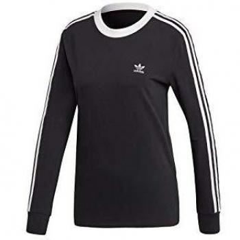Adidas 3 Str LS Top Donna a Manica Lunga 46 Nero/White