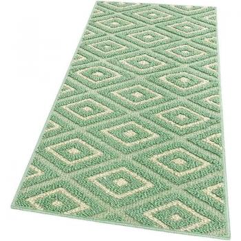 Tapis de Sol Doux pour Cuisine Vert