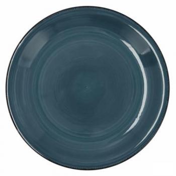 Assiette Quid Vita 12 pièces, céramique bleu