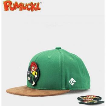 Dunkelgrüne Pumuckl Snapback für Kinder