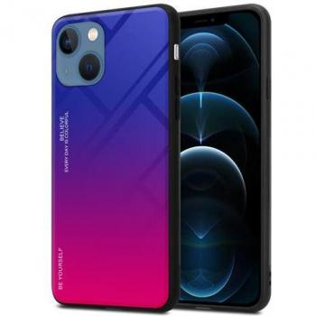 Cadorabo Custodia in Silicone TPU e Vetro Temperato per iPhone 13 Mini