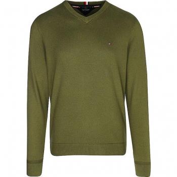 Jersey Hombre Cuello Pico Tommy Hilfiger Verde
