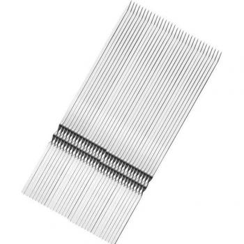 10pc 33cm Stainless Steel Barbecue Skewers