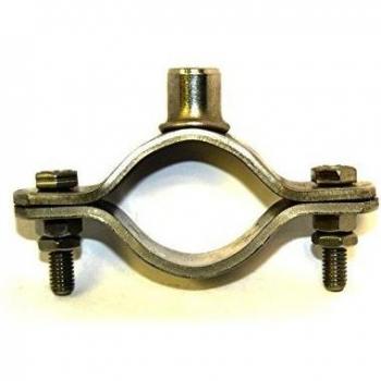 British Standard Pipe Clamp – Stainless Steel Munsen Bossed Clip, 8 mm NB