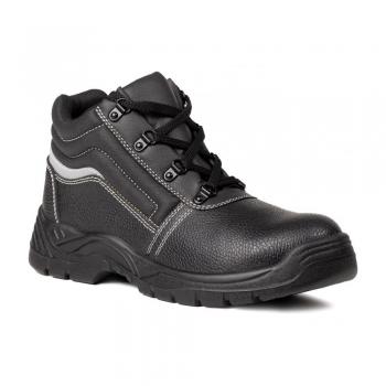 COVERGUARD Chaussures de sécurité hautes MASTER S1P SRC en cuir grainé Barton noir P42