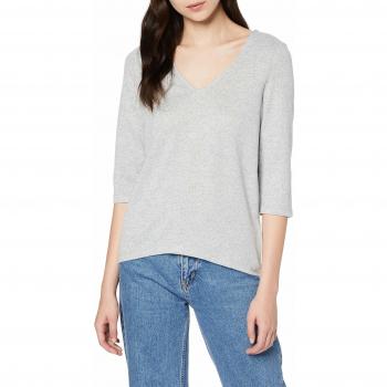 Vero Moda Blusa Vmmalena 3/4 String Light Grey