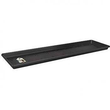 Elho Trough Saucer 60cm Living Black Pack of 10