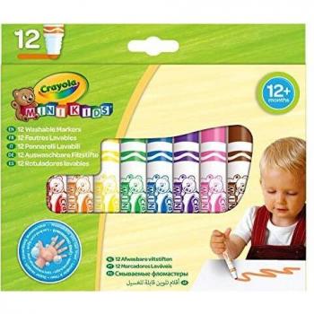 Crayola Mini Kids Non-Toxic Markers, 12 Count