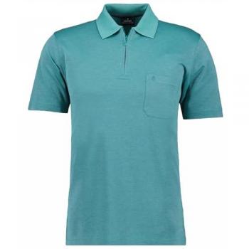 Poloshirt RAGMAN Gr. M, grün (smaragd), Herren, 70% Baumwolle 30% Polyester, Shirts