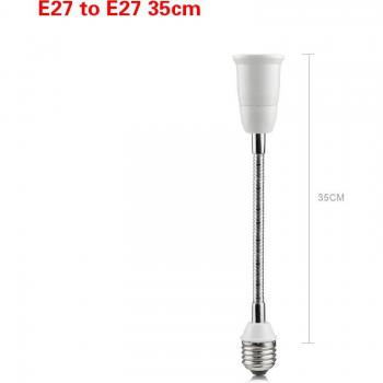 Adaptateur d'extension flexible E27 à E27 35CM