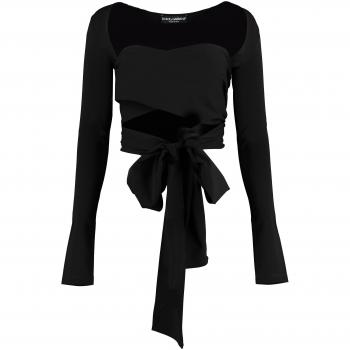Dolce & Gabbana Women's Long Sleeve Crop Top