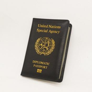 Diplomatic Passport Cover PU Leather Travel Wallet for Women