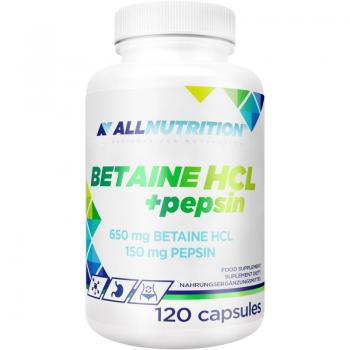 Péptidos Digestivos: Betaina HCl + Pepsina 120 cápsulas