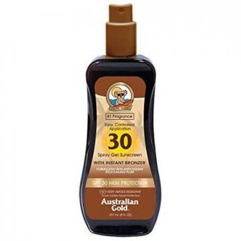 Spray Gel Solaire SPF 30 avec Bronzage Instantané 237 ml